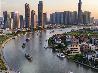 Căn hộ hiếm villa view trực diện sông sài gòn thủ thiêm, quận 2