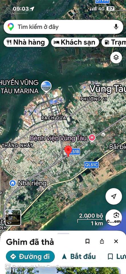 Bán lô đất "vàng" mặt tiền đường 3/2  tp. vũng tàu