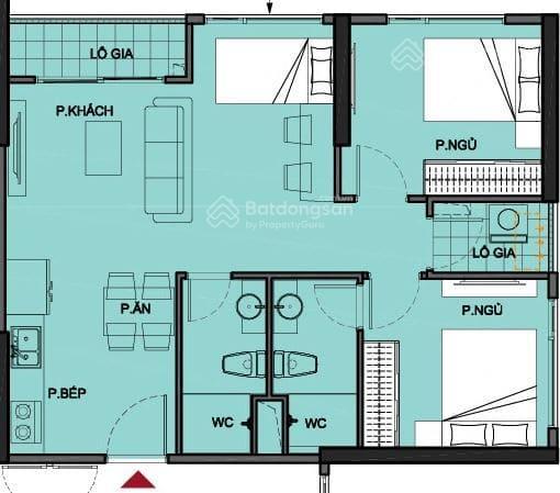 Căn hộ the origami giá gốc cđt  nhận ngay chiết khấu 28%. căn 2pn+, 70m², thanh toán 18 tháng