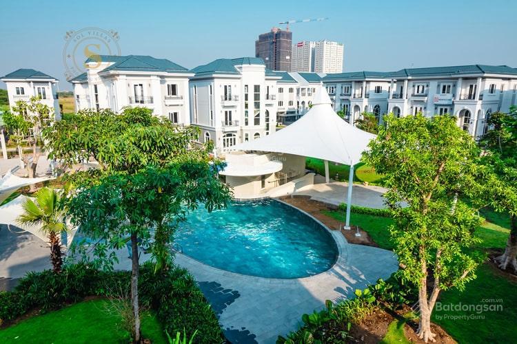 Biệt thự góc, ngay hồ bơi. dt 215m2, chỉ 28 tỷ  0902 746 ***