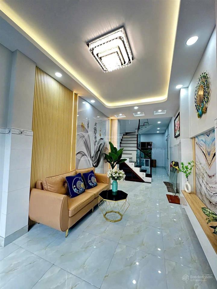 4,38 tỷ  nhà 1 lầu cực đẹp mới 100% vô ở liền
