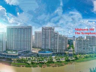 Bán gấp căn 3pn dt 127m2 m6 midtown view trực diện sông | giá tốt thị trường