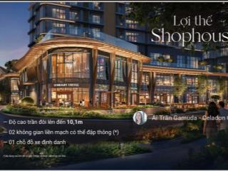 Shophouse eaton park trục kinh doanh, 119m2, khai thác tốt. chiết khấu 7%