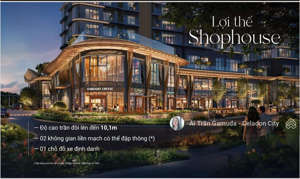 Shophouse eaton park trục kinh doanh, 119m2, khai thác tốt. chiết khấu 7%