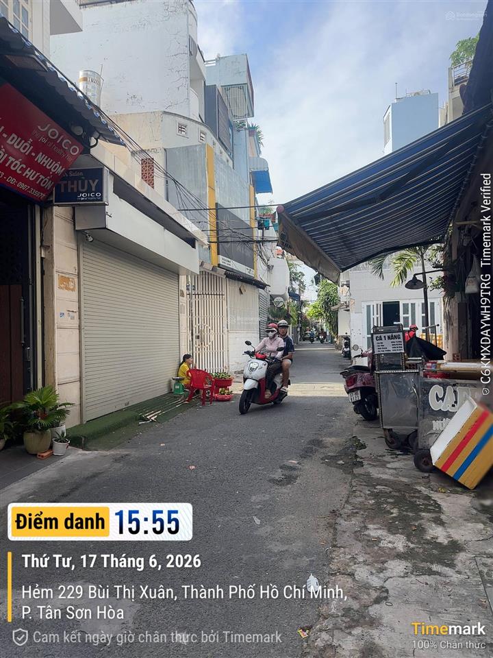 Bán nhà góc 2 mt hẻm xe hơi 6m lê văn sỹ p1 q. tân bình dt 4,9 x 16m kc 2 lầu giá 14.5 tỷ