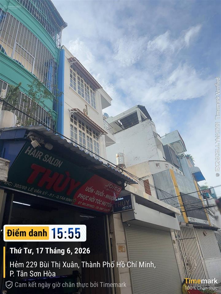 Bán nhà góc 2 mt hẻm xe hơi 6m lê văn sỹ p1 q. tân bình dt 4,9 x 16m kc 2 lầu giá 14.5 tỷ