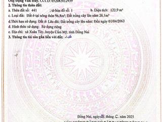 Bán sỉ 15 lô đất nền tại xã xuân tây, 122 m2, hàng hiếm!