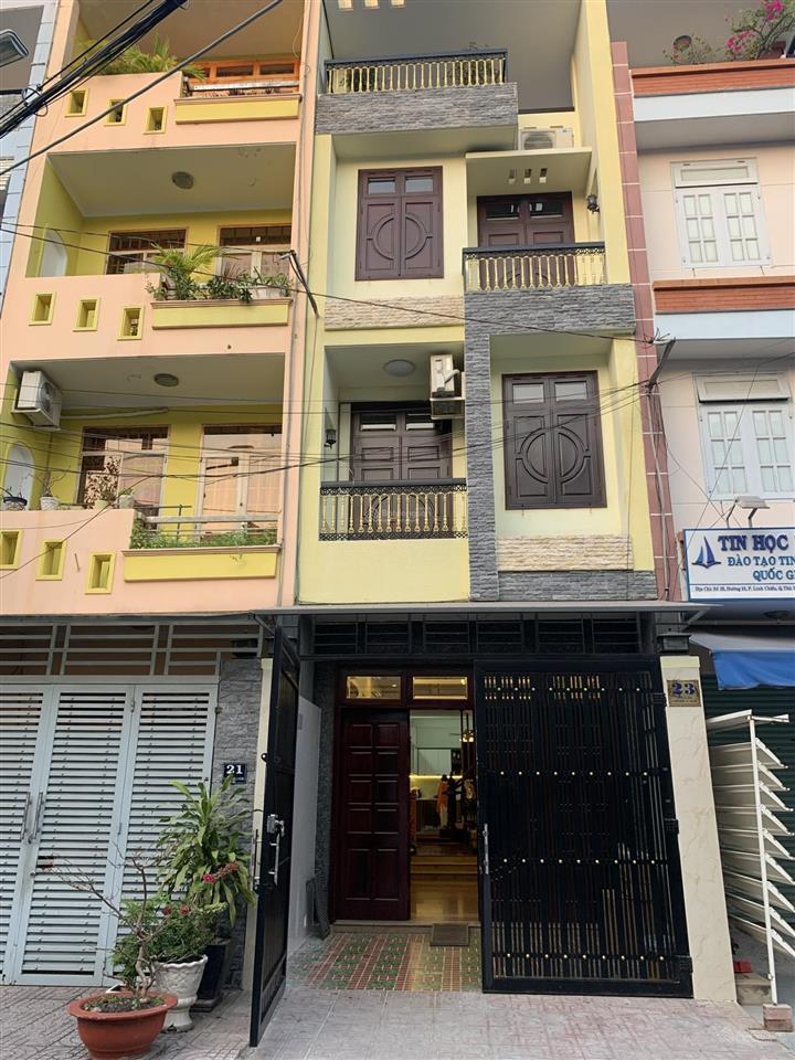 Chính chủ cần bán nhà 1 trệt 2 lầu, ô tô đỗ trong nhà  đường 23 phường linh chiểu (p. thủ đức mới)
