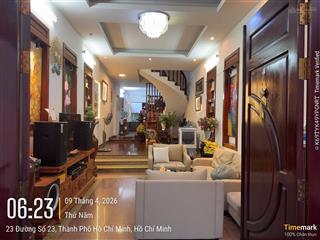 Chính chủ cần bán nhà 1 trệt 2 lầu, ô tô đỗ trong nhà  đường 23 phường linh chiểu (p. thủ đức mới)
