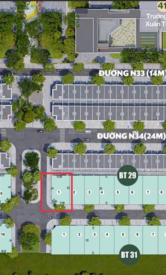 Lô góc đất biệt thự chuẩn đẳng cấp quý tộc không có lô thứ 2 tại trung tâm hành chính dầu giây