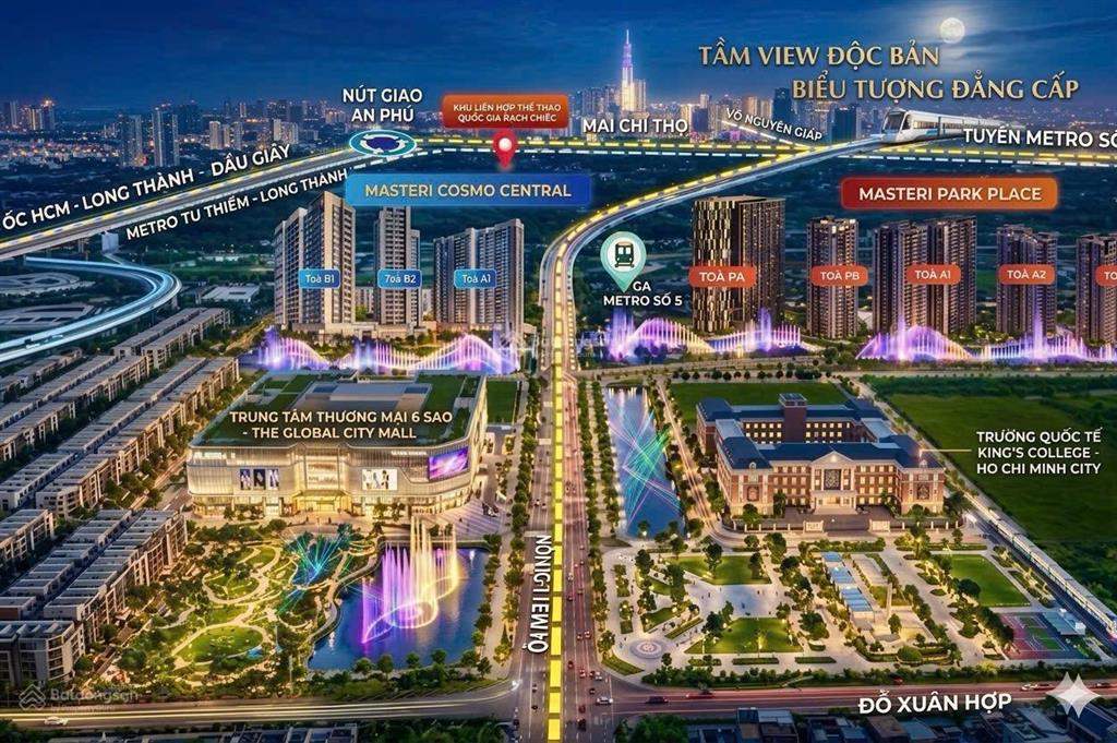 Hoa hậu 2pn tầng 21 view trực diện nhạc nước | hướng đông nam 9,5 tỷ