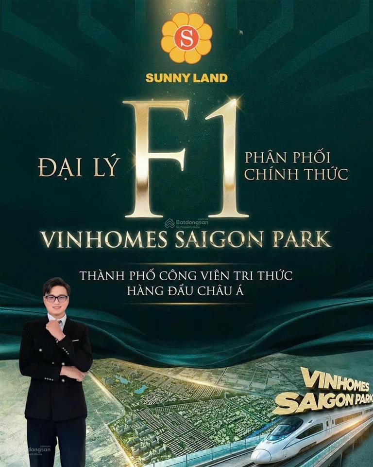 Nhận booking giỏ hàng nhà phố  biệt thự đẹp nhất đợt 1 vinhomes saigon park hóc môn