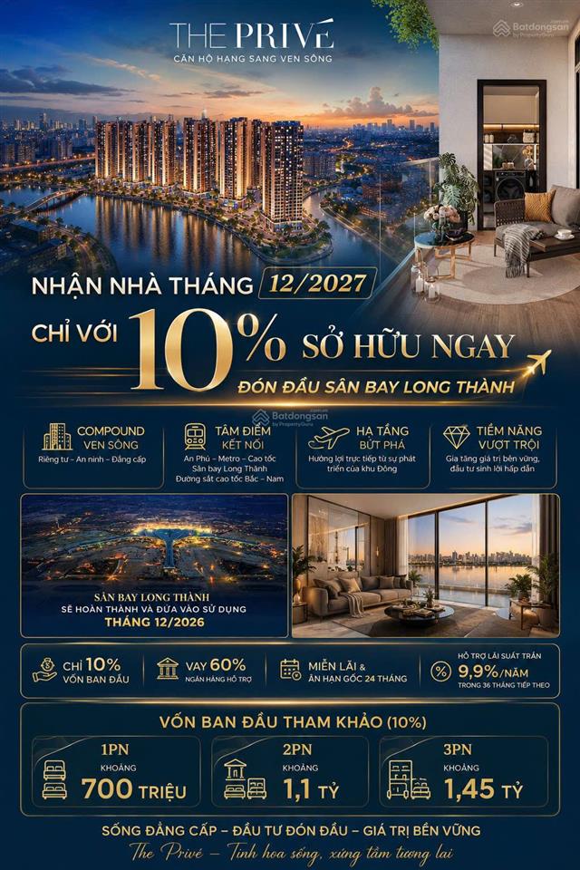Hàng bán giá siêu tốt 1pn the privé | view trực diện sông giá chỉ 6,185 tỷ