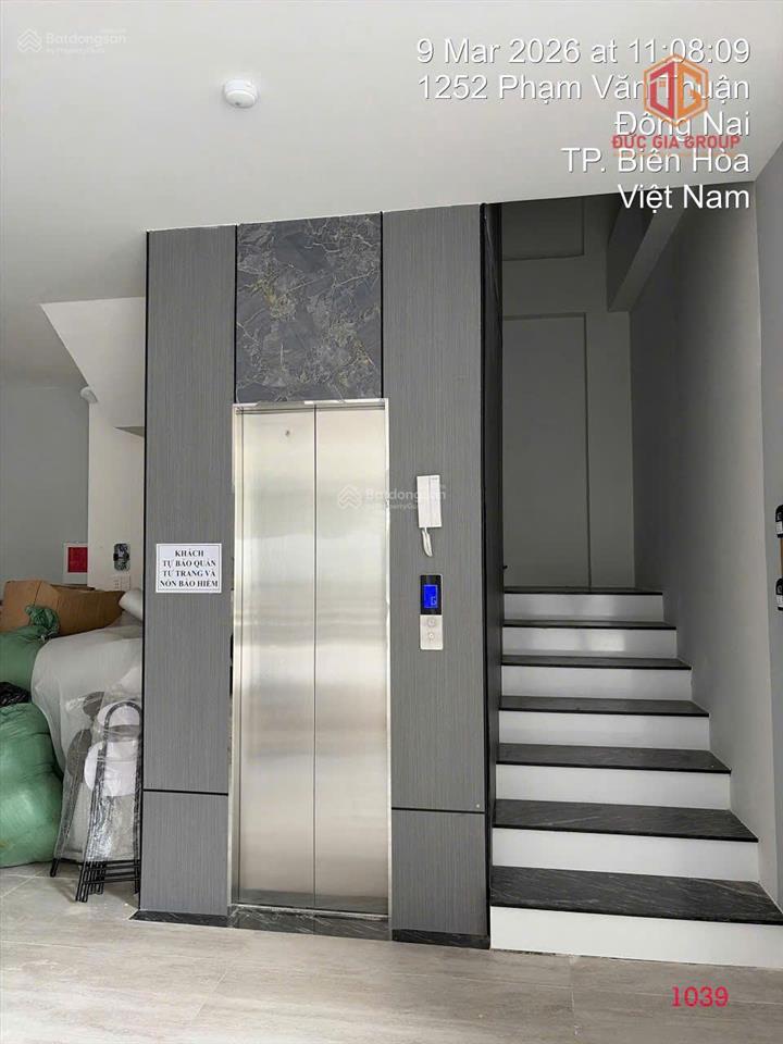 Bán khách sạn 1t5l, gần vincom biên hoà, đang cho thuê hơn 100tr/tháng