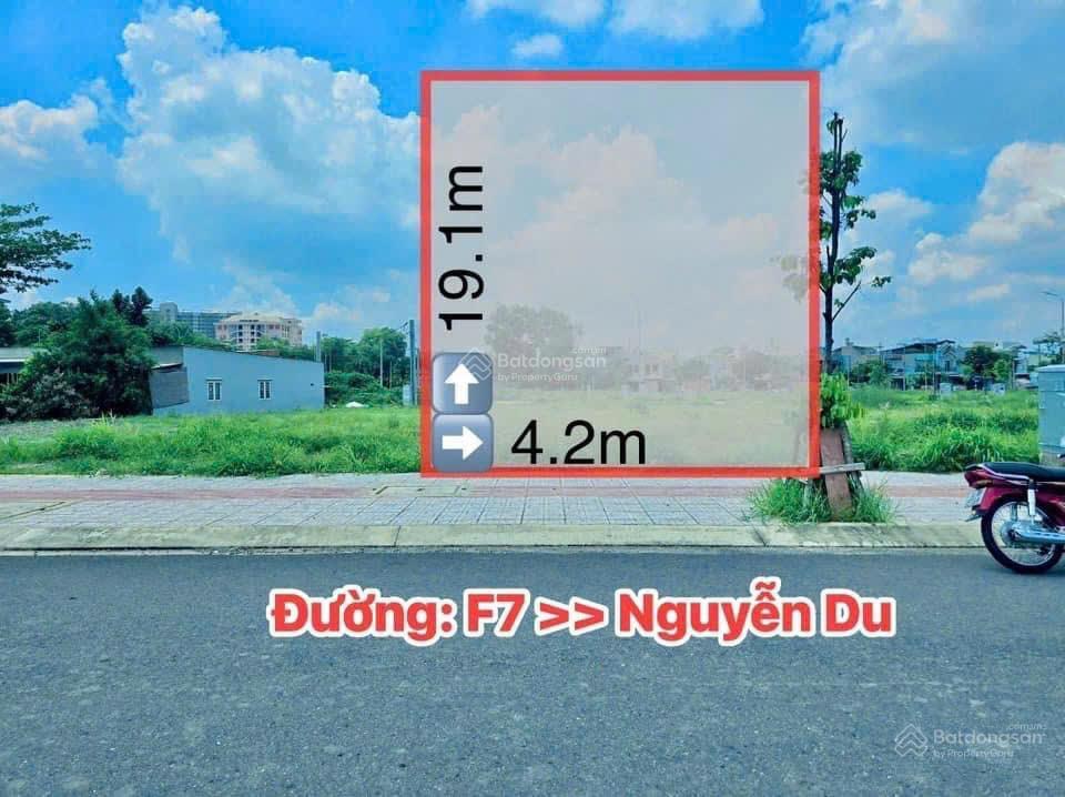 Bán lô đất 3 mặt thoáng đường f7, kdc bửu long, đường nhựa 12m, chỉ 4 tỷ
