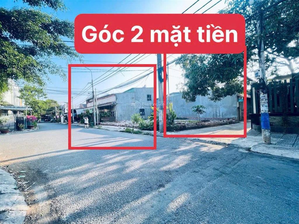 Bán lô góc đẹp xây biệt thự, kdc tân phong, hạ tầng chuẩn, sr,tc, chỉ 4,5 tỷ
