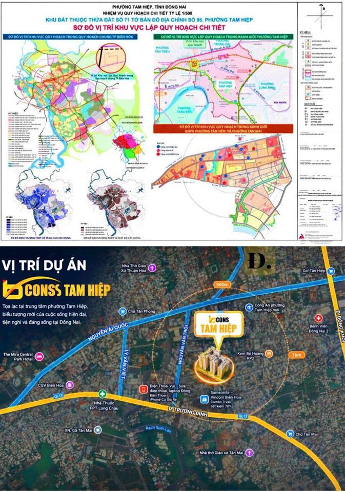 Dự án căn hộ chung cư ngay trung tâm tp đồng nai, mặt tiền phan trung, p. tam hiệp, chuẩn bị mở bán