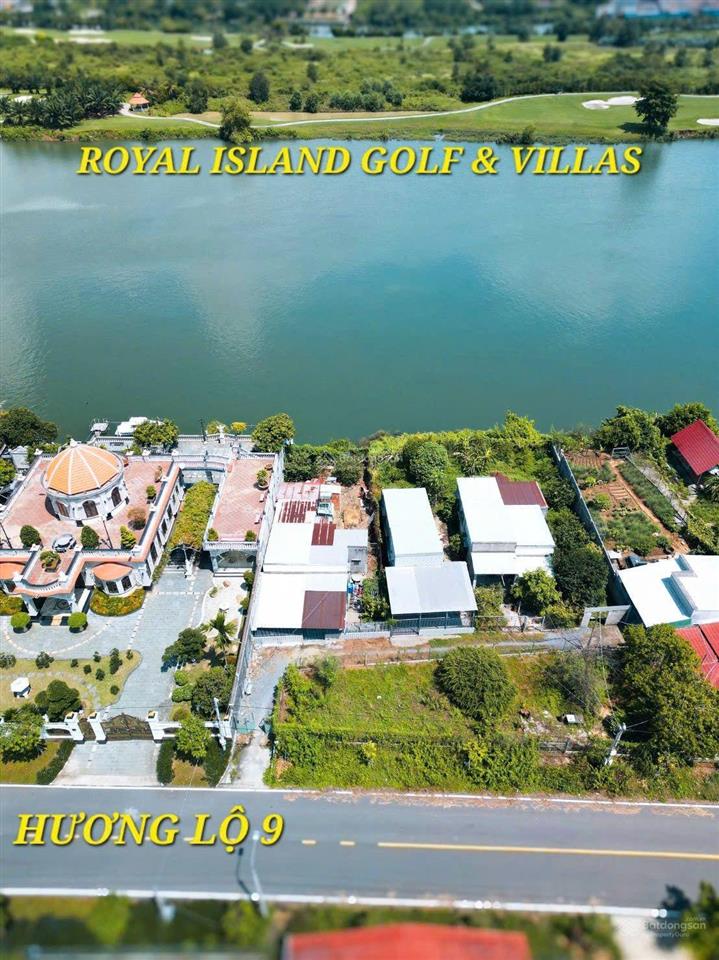 6 tỷ 5  16 x 51 m2  mặt tiền hương lộ 9  gần sông & sân golf