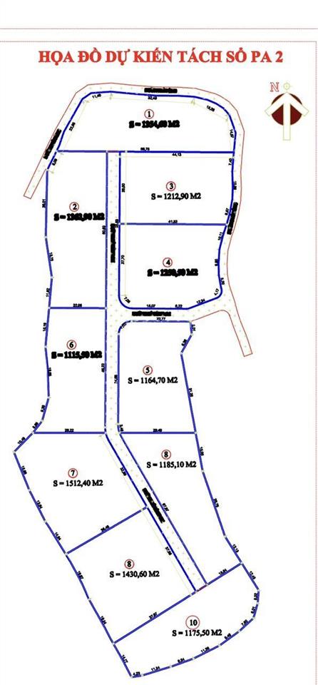 8849 m2  xuân thọ  cách trung tâm chợ đà lạt 11km  1 triệu 4/m2