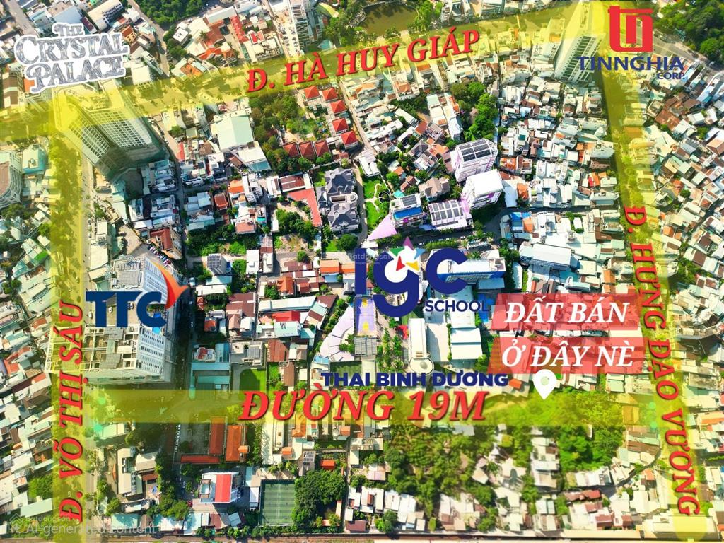 Mặt tiền đường 19m  255m2  ngang 29m  ngay trường ips đồng nai, pegasus, the crystal palace