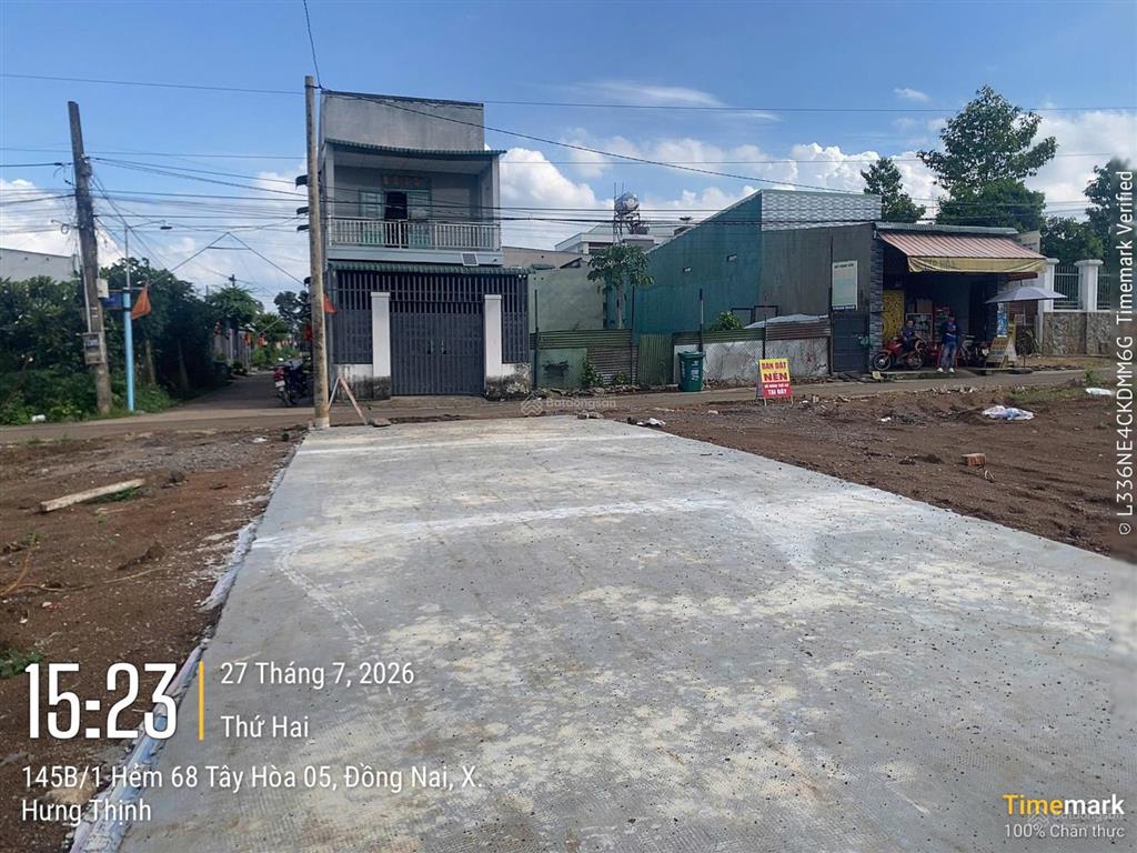 Bán đất sổ sẵn đối diện trường tiểu học nguyễn tri phương xã tây hòa gần nhà thờ lộc hòa