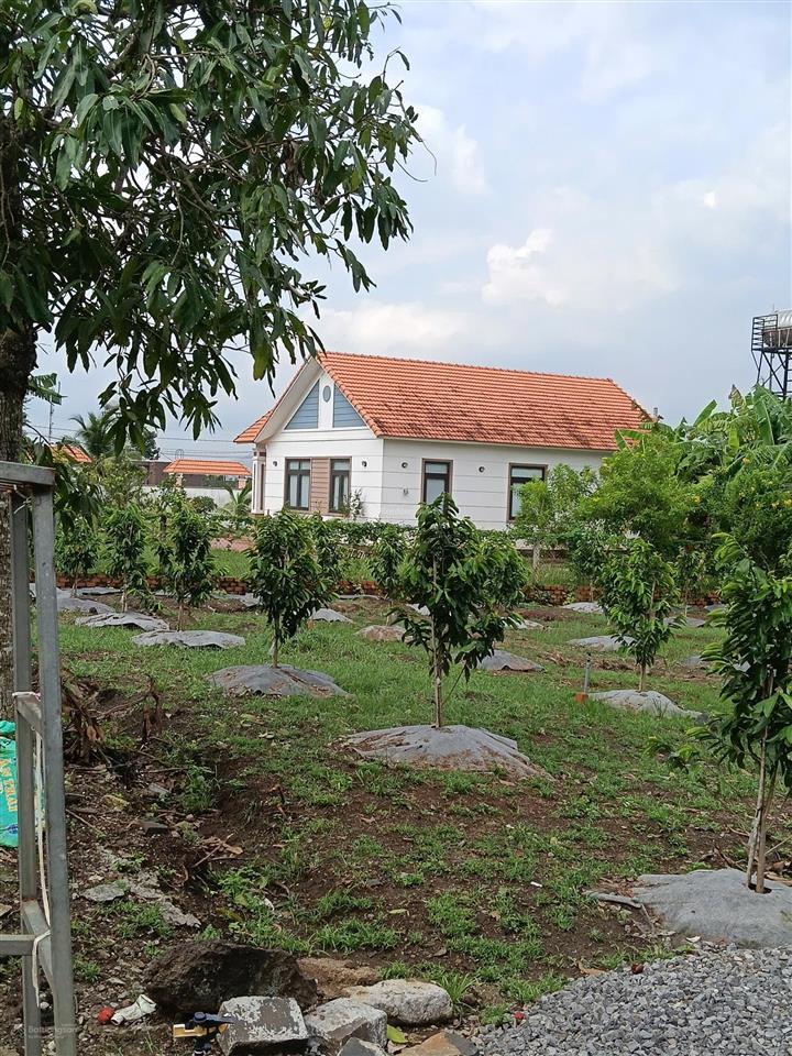 Bán 1800m2 đất vườn nghỉ dưỡng có nhà sẵn, có 300m2 thổ cư, cây ăn trái gần trung tâm long khánh