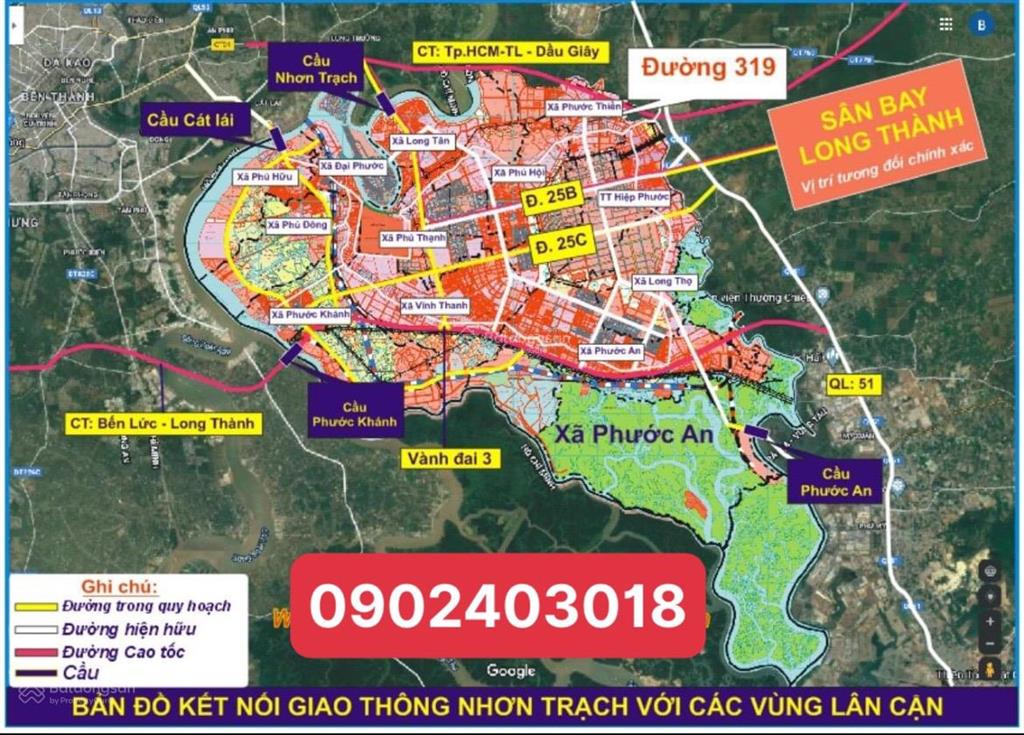 Bán biệt thự 184,1m2 tại khu đô thị mới phước an, nhơn trạch, đồng nai