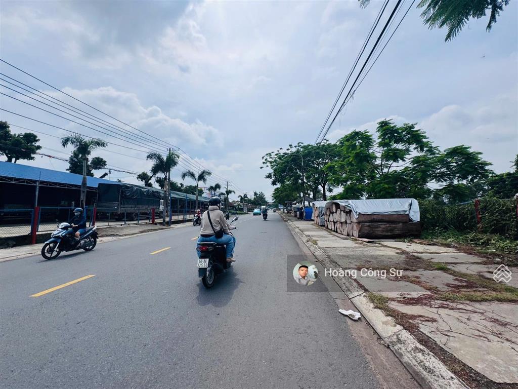 Bán đất tặng kho xưởng mặt tiền đường điểu xiển, phường long bình sổ hồng 404m2 ngang 8m giá 16 tỷ