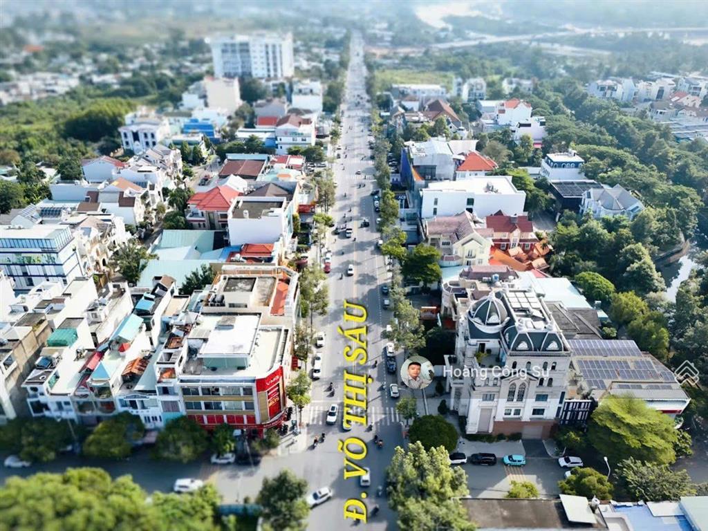 Bán siêu phẩm 900m² mặt tiền đường võ thị sáu khu d2d phường trấn biên ngang 36m hiếm có giá 250 tỷ