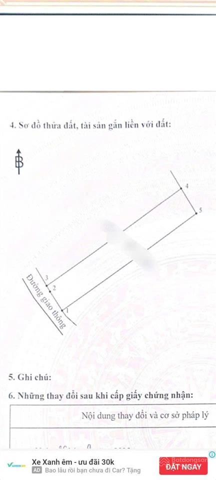 Đất sh thổ cư, dt 4,2 x 24m = 101m2 giá 1 tỷ 250tr tl. cạnh kdc lavender thạnh phú cũ. p tân triều