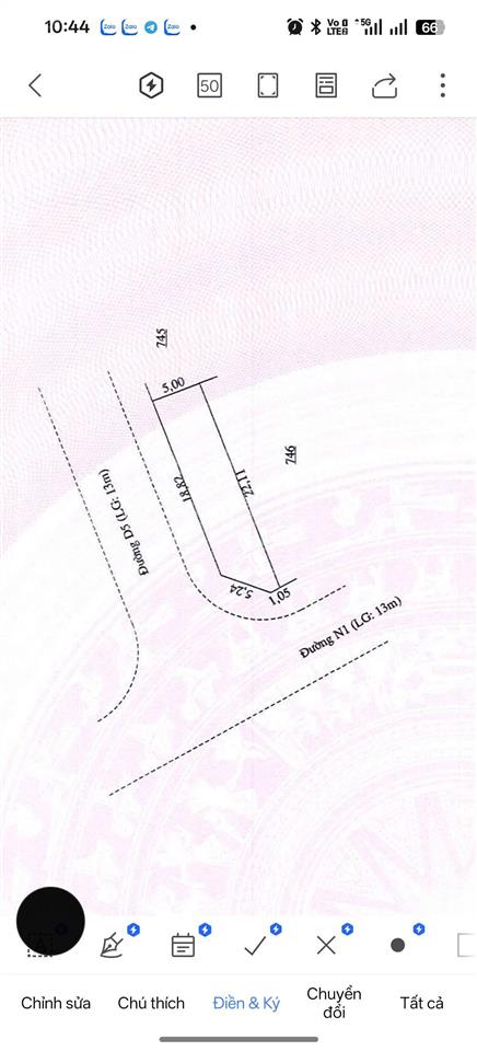 Tôi cần tiền sang lại lô góc 2 mặt tiền khu đô thị phúc hưng golden, 1 tỷ 530