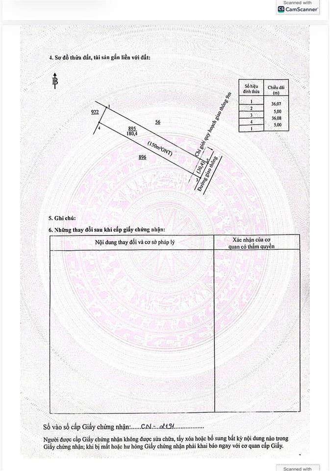 Bán gấp 180m thổ cư 150m đường dt756 ngay kcn giá 498tr