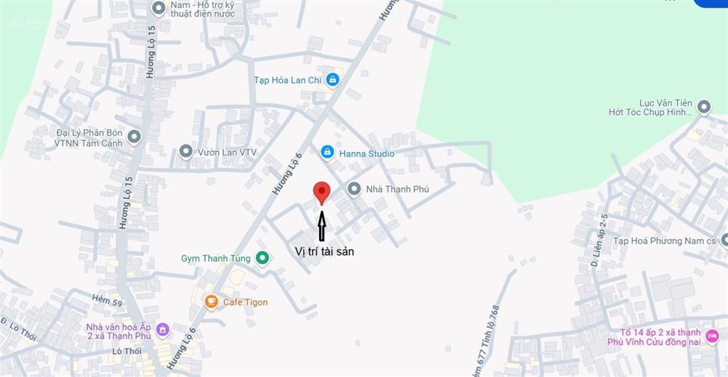Ngân hàng bán trực tiếp 277m2 đất tại td293, xã thạnh phú, huyện vĩnh cửu, tỉnh đồng nai