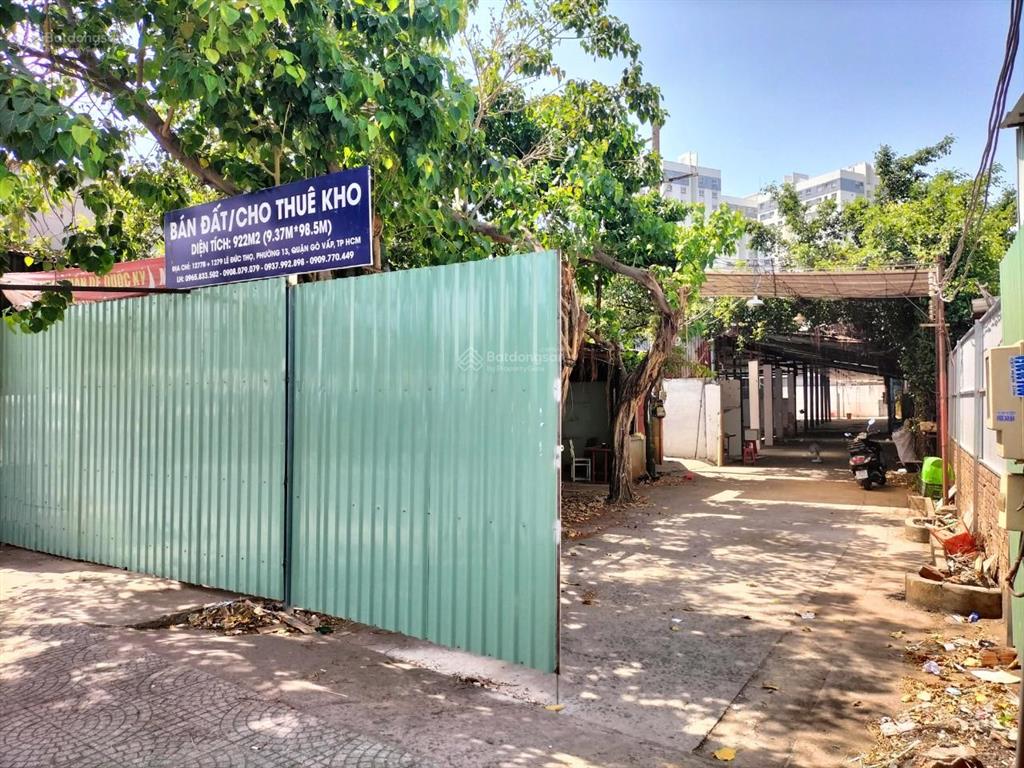 Ngân hàng thanh lý nhà xưởng 964.1m2 thửa 522 và 525 mt lê đức thọ, an hội tây, tp hcm