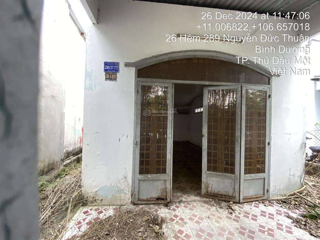 Nhà bán thửa 1134, tbđ 61 tại hẻm 289/37/7/7 phường hiệp thành, thủ dầu một, tp hcm03907969