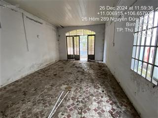 Nhà bán thửa 1134, tbđ 61 tại hẻm 289/37/7/7 phường hiệp thành, thủ dầu một, tp hcm03907969