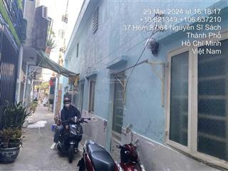 Bán nhà riêng 50.1m2 tại 87/84/37 đường nguyễn sỹ sách, phường 15, quận tân bình 04722290