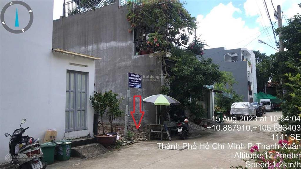Thửa 618, tbd 20, hẻm 8/34/6 tại kp3 thạnh xuân 40, phường thạnh xuân, quận 12, tp. hcm