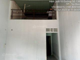 Hẻm 208 của đường 138, nhà riêng 1 trệt 1 lửng, vuông vắn, 8x10m, có thể tách sổ thành 2 căn
