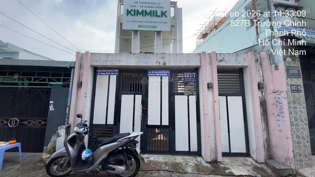 Bán nhà ở số 527/7 trường chinh, khu phố 1, phường tân thới nhất, hcm