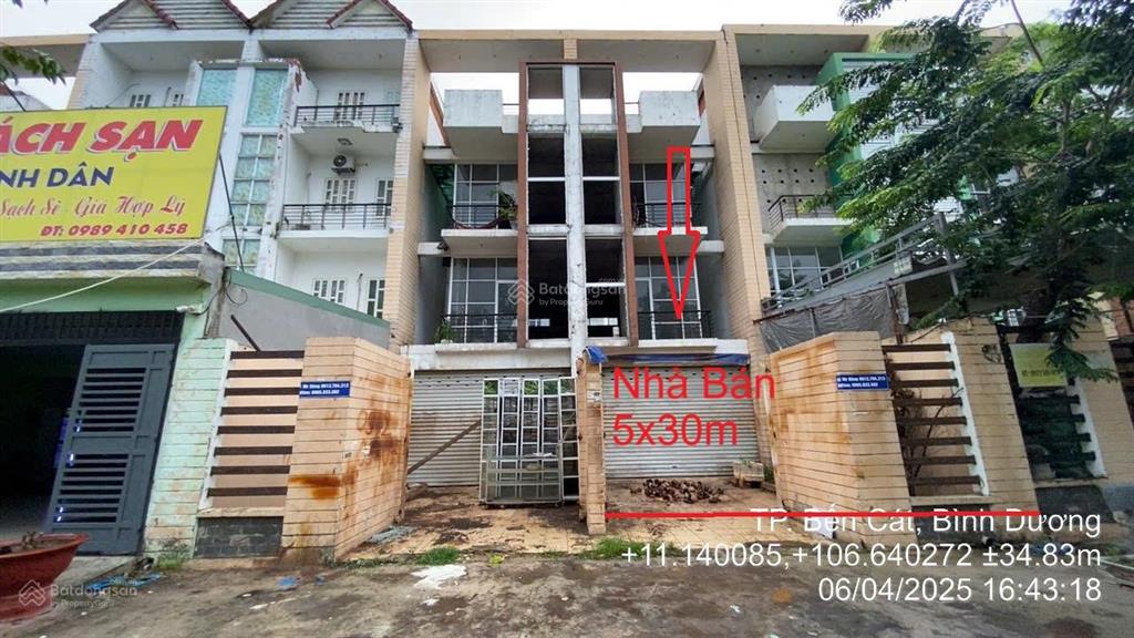 Ngân hàng thanh lý nhà thô 4 tầng đường na3, chánh phú hòa, bến cát, bình dương  02770474