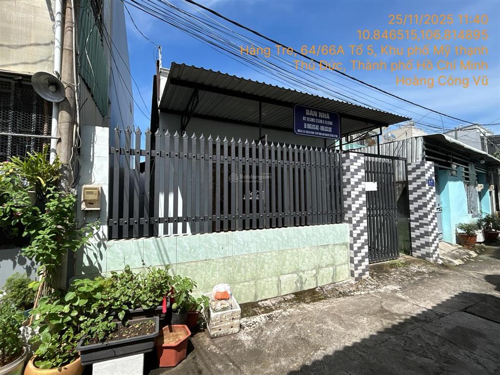 Bán 92,6m2 nhà riêng tại td531,541, tbd64 ấp mỹ thành, phường thạnh mỹ, q9, hồ chí minh
