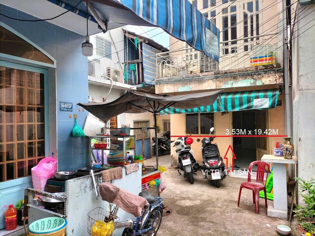 Bán nhà 2 tầng thửa 131 dt 67.9m2 ở 266/40/9/26b tôn đản, phường khánh hội, tp hcm04444227