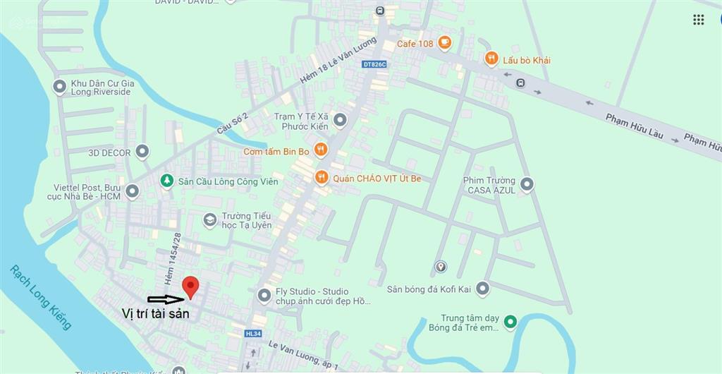 Bán đất 2 mặt hẻm thửa 24 dt 127.5m2 tại phước kiển, nhà bè, tp hcm04486336