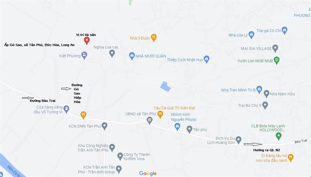 Ngân hàng bán trực tiếp 355m2 đất ont tại td167, xã tân phú, đức hòa, long an  01438394