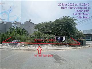 Bán đất thửa 871 dt 134.2m2 tại đường số 1, phường long trường, tp hcm