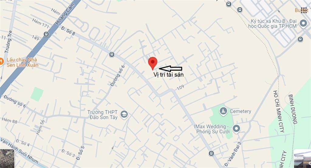Bán đất thửa 18 dt 117m2 hẻm đường số 8, phường linh xuân, thủ đức, tp hcm02882855