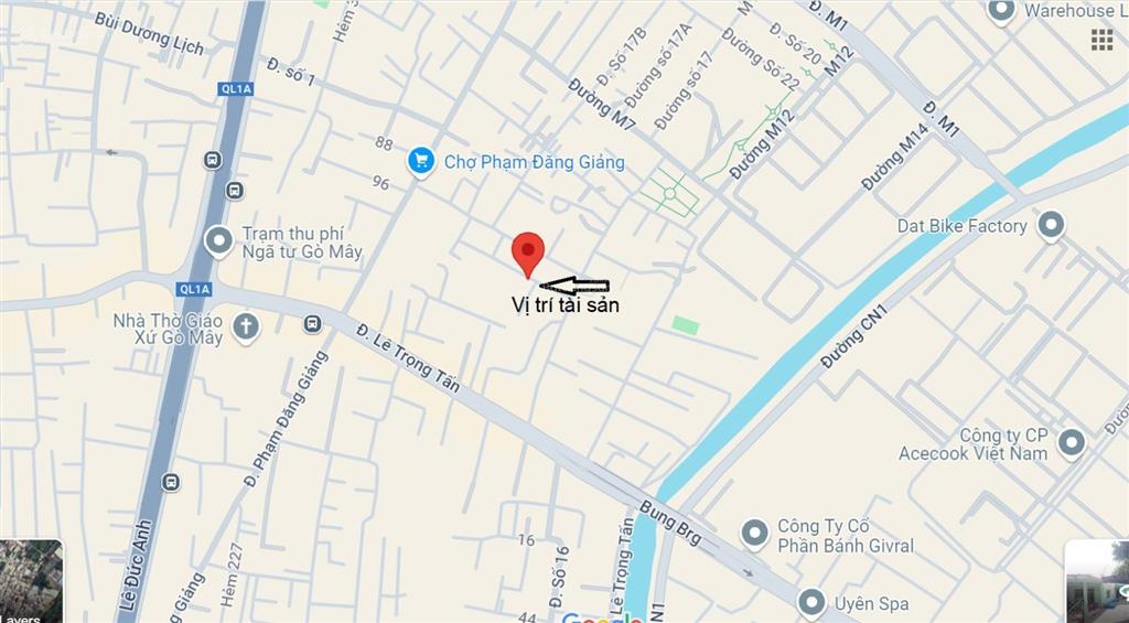 Bán nhà thửa 429 dt 145m2 ở 666/11/19 lê trọng tấn, phường bình hưng hòa, tp hcm