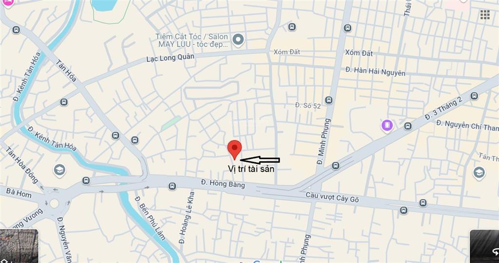 Bán nhà riêng đẹp thửa 92, dt 97.5m2 tại hẻm hồng bàng, phường 1, tp hcm  02610939