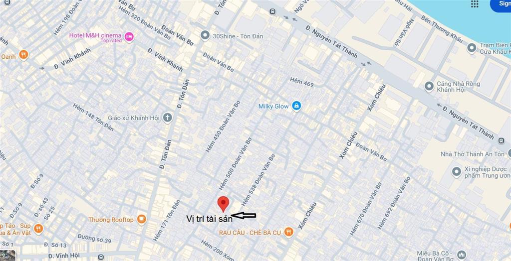 Bán dãy nhà trọ thửa 27 dt 84.3m2 tại hẻm đoàn văn bơ, phường xóm chiếu, tp hcm